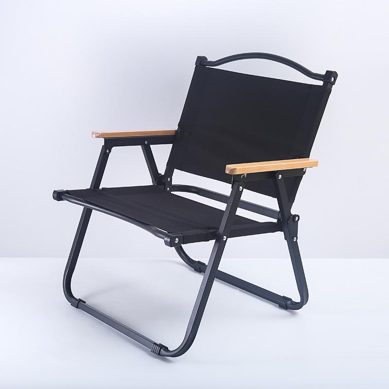 Portable Folding Reclining Chair Camping Beach Seat with Steel Frame Outdoor Fishing Picnic Lightweight Foldable Stool