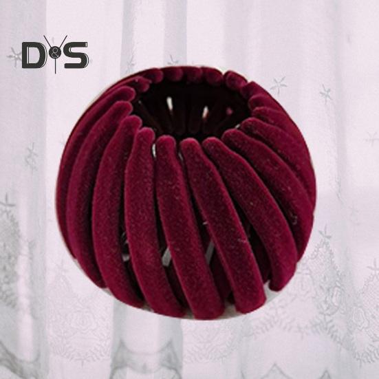 3 stk. fuglerede hårklemme utvidbar flokkende hestehaleholder lat fugleredeplate hårnål hårknute maker tynn tykk fin krøllete hårklemme kvinners hår