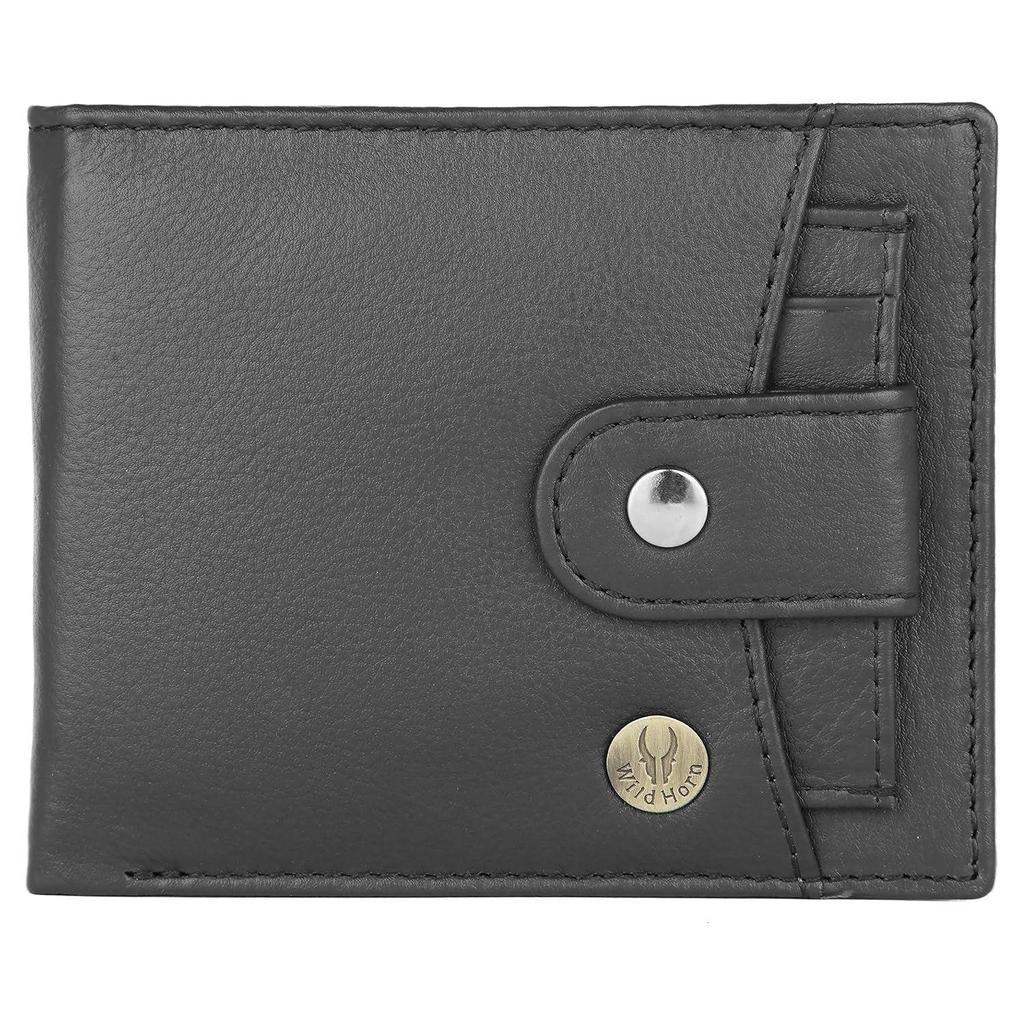 Leather Wallet for Men (Jade Black)