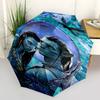 Avatar-inspiriertes Fantasy-Regenschirm mit automatischer Öffnungs-/Schließfunktion, faltbares Design, Regenschutz für draußen für Fans und Reisende0180b