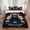 3pcs Bear Mandala Art Duvet Cover Set, Soft Comfortable Duvet Cover,Guest Room (1*Duvet Cover + 2*Pillowcase, Without Core) Yy251104144