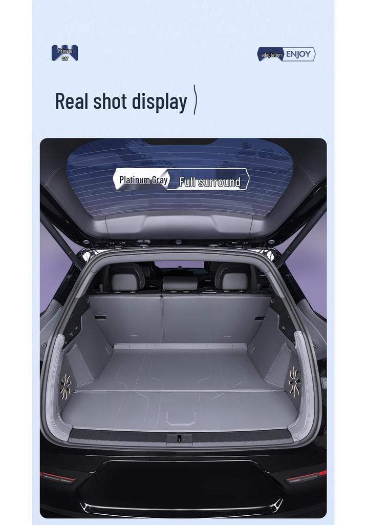 Zeekr 7X 2024 Trunk Mat - Full Coverage Interior Modification Tail Box Mat