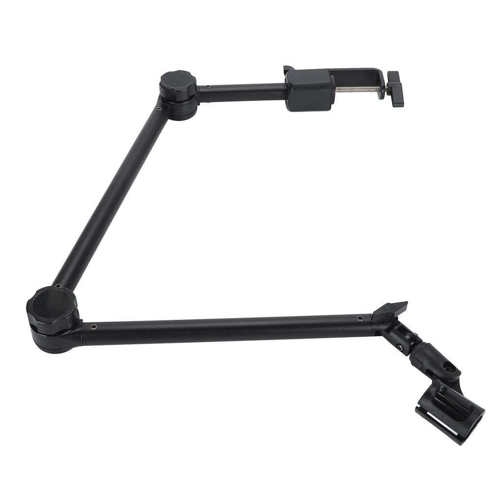 Microphone Arm Stand 180 Degree Adjustable Stable Durable Carbon Steel Desktop Mic Arm Stand for Bro