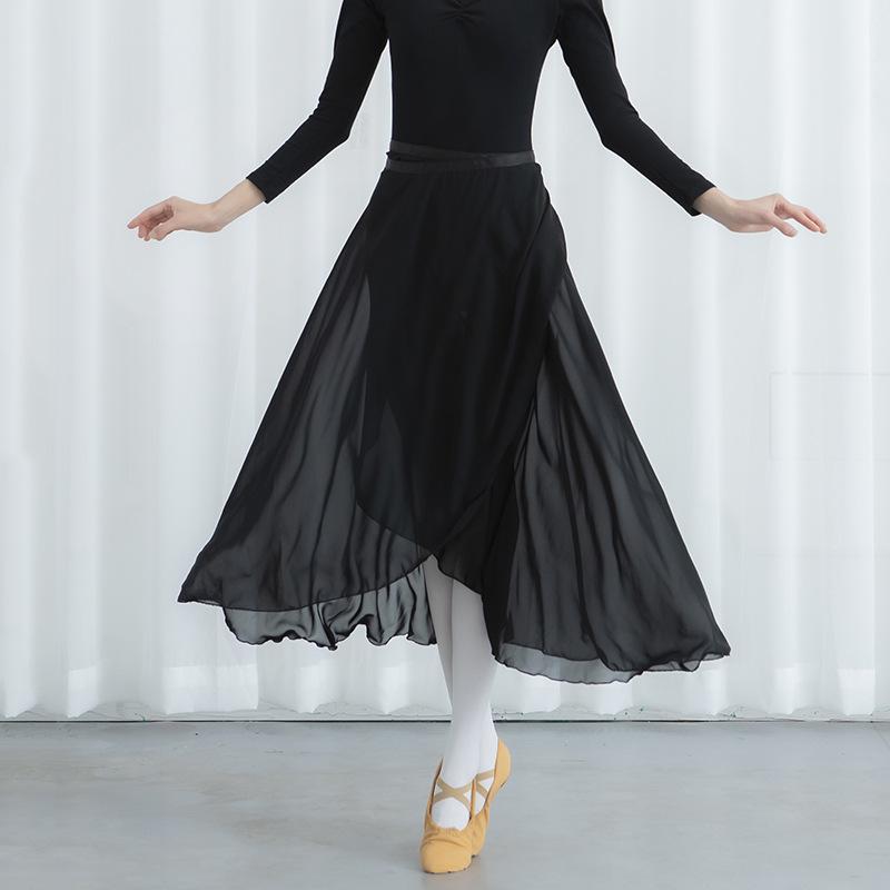 

Adult Small Chiffon Tulle Ballet Practice Skirt - Midi, Tie-Up, Body Shaping XL
