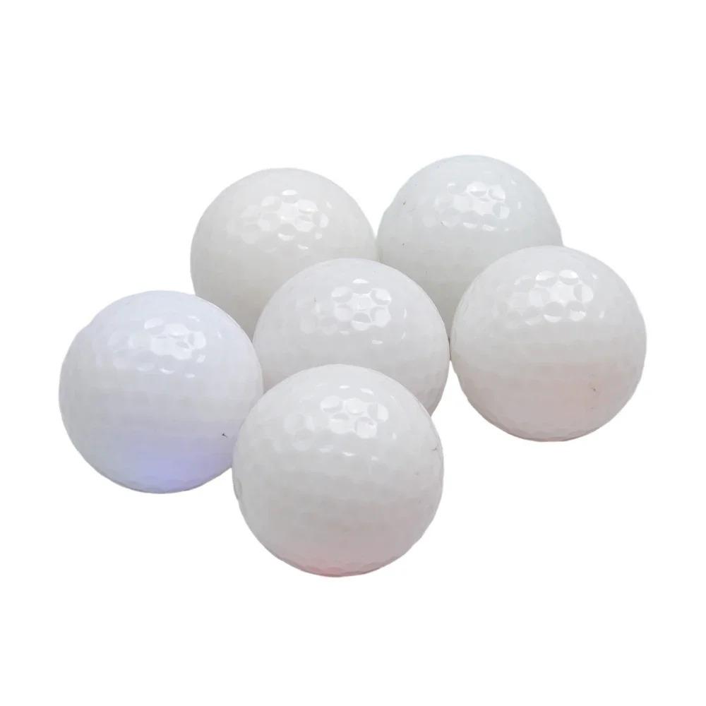 Multi Color Night Golf Balls Durable Luminous Colorful Golf Balls LED Golf Balls  Golf Accessories