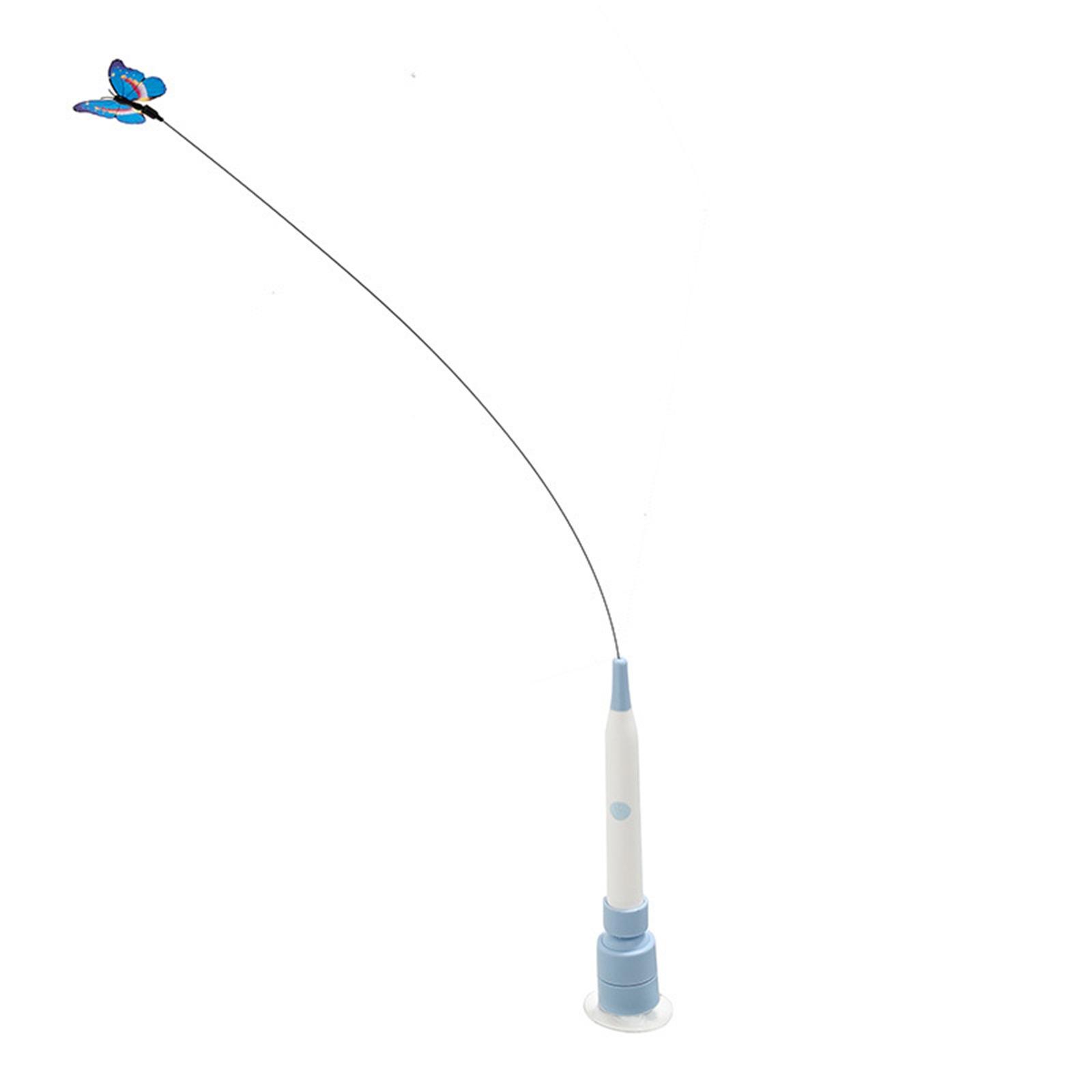 

2-in-1 Automatic Cats Teaser Wand With Suction Cup - Interactive Butterfly Cats Toy For Indoor Cats, Hands-Free & Handheld Play One Size