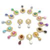 Engood 50Pcs Glass Rhinestone Pendant Button Wedding Sewing Trim & Embellishments Craft DIY Clothing Brooch Decoration Crafts
