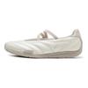 Li Ning Film Ballet Slip Resistant, Abrasion Resistant, Lightweight Low top Casual Shoes Women's Ecru AGLW072-2