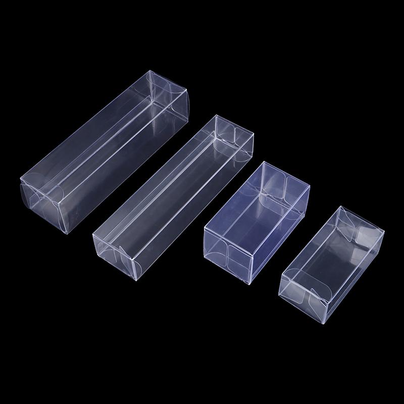 Caixa de PVC Transparente de Plástico para Doces/Chocolate/Brinquedos/Jóias/Caixas de Exibição Armazenamento Lembrancinha de Casamento Caixa de Embalagem para Presente