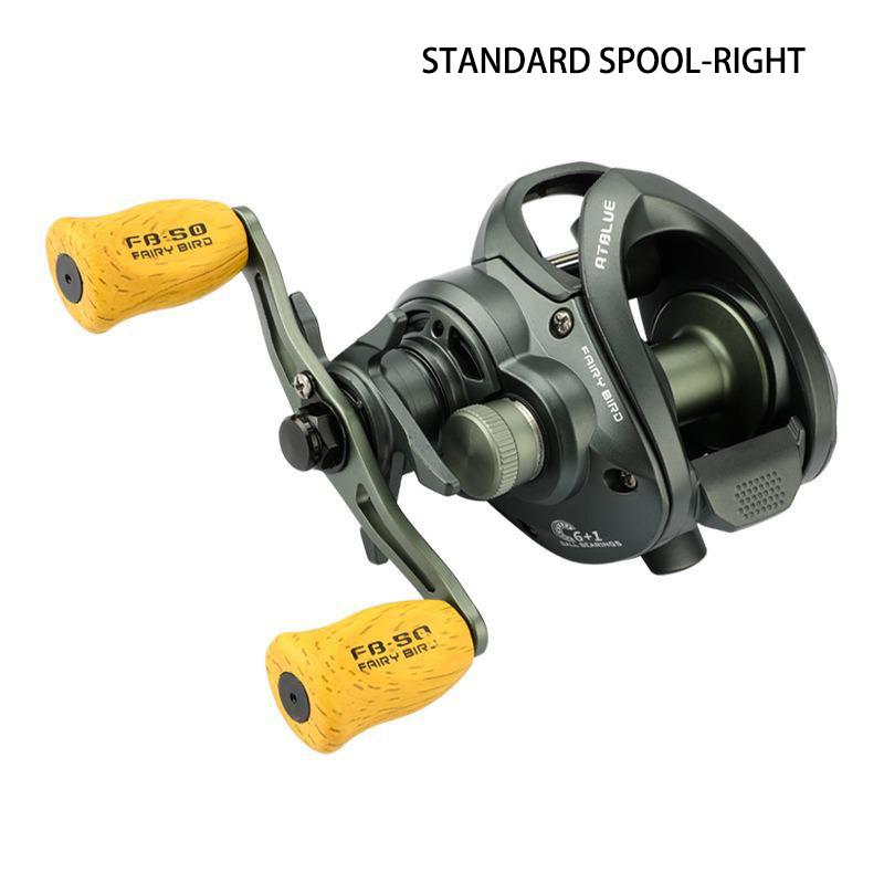

Катушка для кастинга Mavllos BIRD Light Raiol 7.0:1 Тормозное усилие 5 кг Алюминиевые шпули Морская пресноводная Плавный 6+1 Подшипники из нержавеющей стали Мультипликаторная катушка STANDARD SPOOL-RIGHT