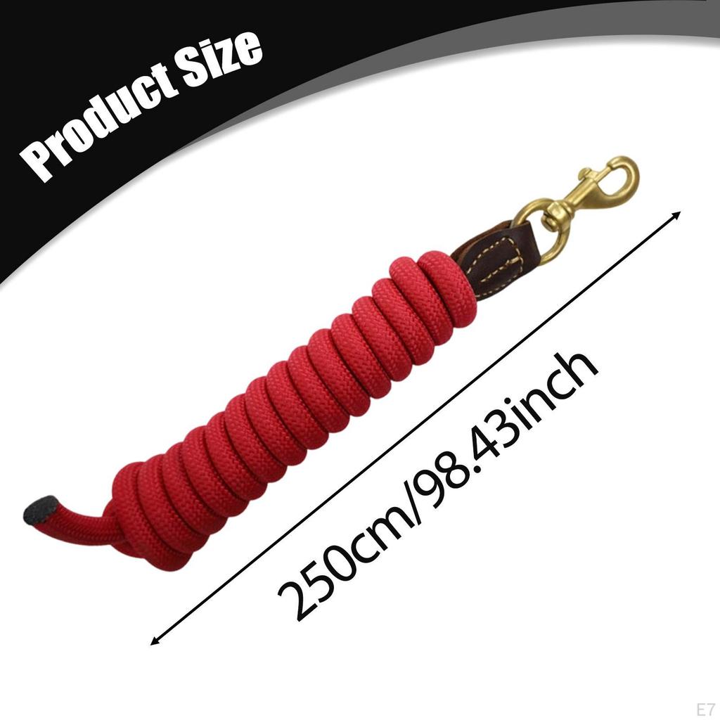 Rope Horse Tack with Snap Practical Strong Heavy Duty Lunge Leash Use