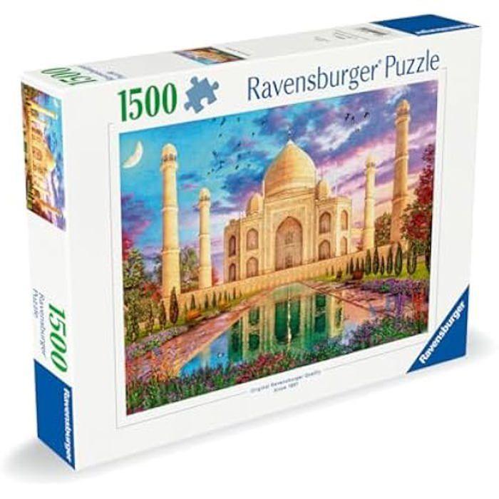Ravensburger - Puzzle Adulte - Puzzle 1500 pièces - Taj Mahal enchanté - Adultes et Enfants à partir de 14 Ans - Puzzle de qualité