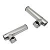 Boat Fishing Rod Holder Clamp Stainless Steel Adjustable Rail Fishing Rod Holder Clamp On Rail Mount 19mm-25mm/22mm-32mm
