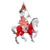 Elegant Equestrian Pin Fashion Knight Horse Brooch Pin Accessory For Women Girls Garments Accessories