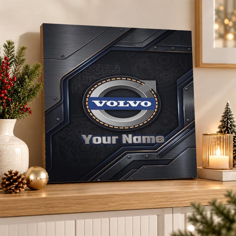 Volvo Trucks Custom Name Text 5D Diamond Painting Kit DIY Full Drill Diamond Art Decoration