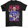 Josh Allen Cartoon Style Buffalo Football T-Shirt