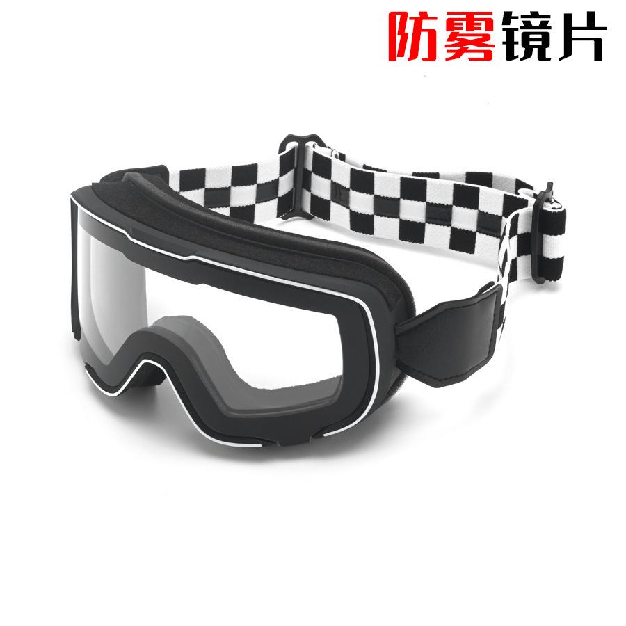 Anti-fog glasses for skiing and outdoor sports, 100% cycling goggles, wind and sand protection, motorcycle Harley helmet goggles