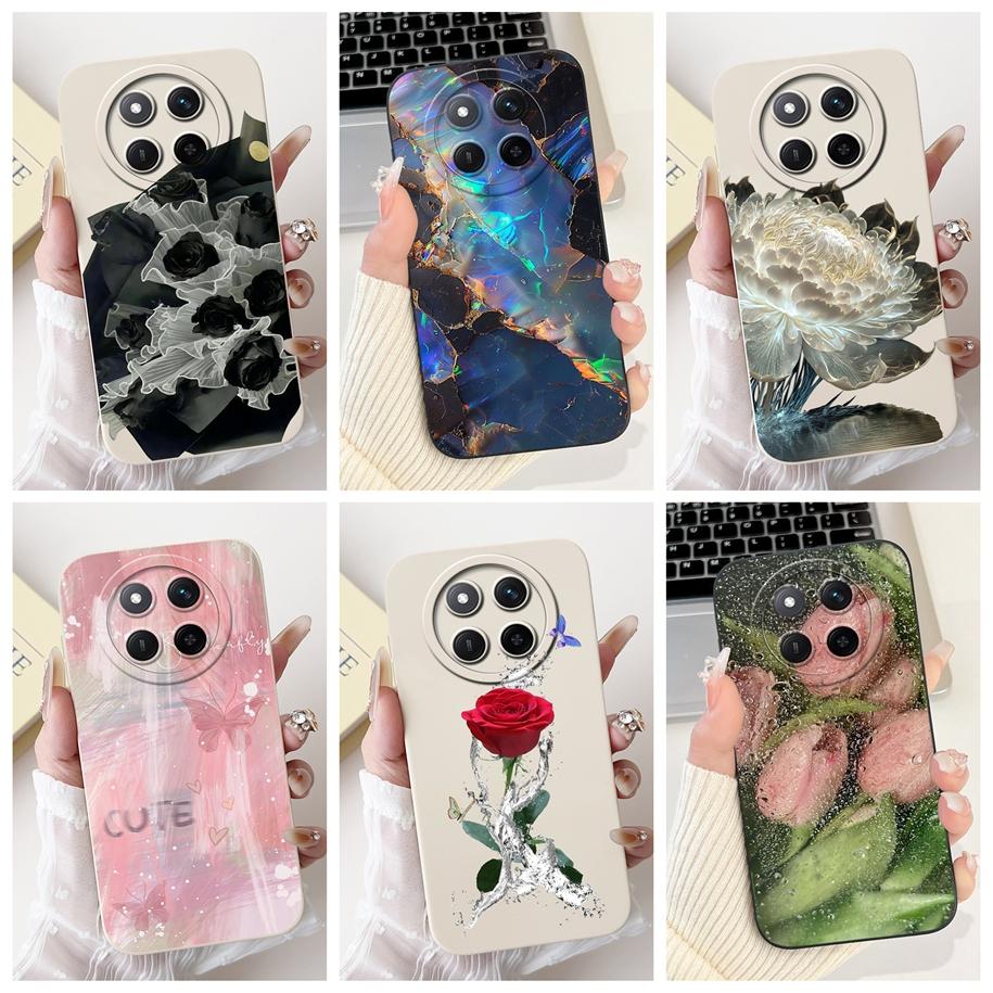 For Honor Magic 7 Lite Case BRP-NX1 Fashion Butterfly Flower Soft Silicone Lens Protective Cover For Honor X9c X 9c Smart Bumper