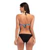 Retro Summer Beach Striped Print Swimwear With Premium Quality Fabric And Timeless Design