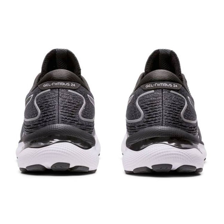 Asics Gel Nimbus 24 2E Wide Black White Men Sneakers 1011B361-001