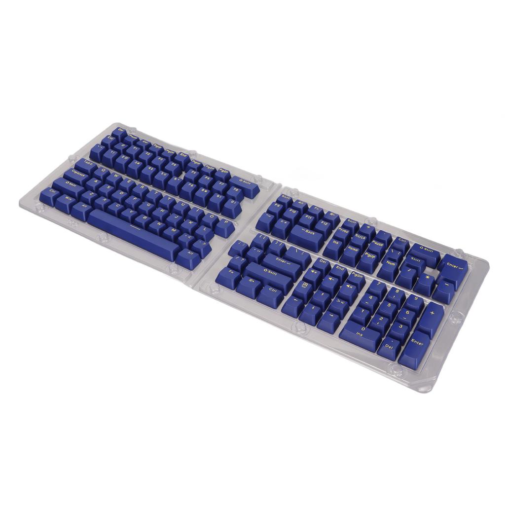 132 Key PBT Keyboard Keycaps OEM Height Secondary Injection Molding   Combination Matte Keycaps for Mechanical Keyboard