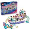 LEGO Disney Princess Ariels Royal Wedding Boat Toy Birthday Gift Block Educational Girl Boy Child 6 Years 7 8 9 Goods Vehicle Ship 43299