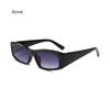 Trendy Rectangle Sunglasses Men Women Luxury  Designer Wide Frame Sun Glasses vintage Small Black yeglasses Oculos De Sol