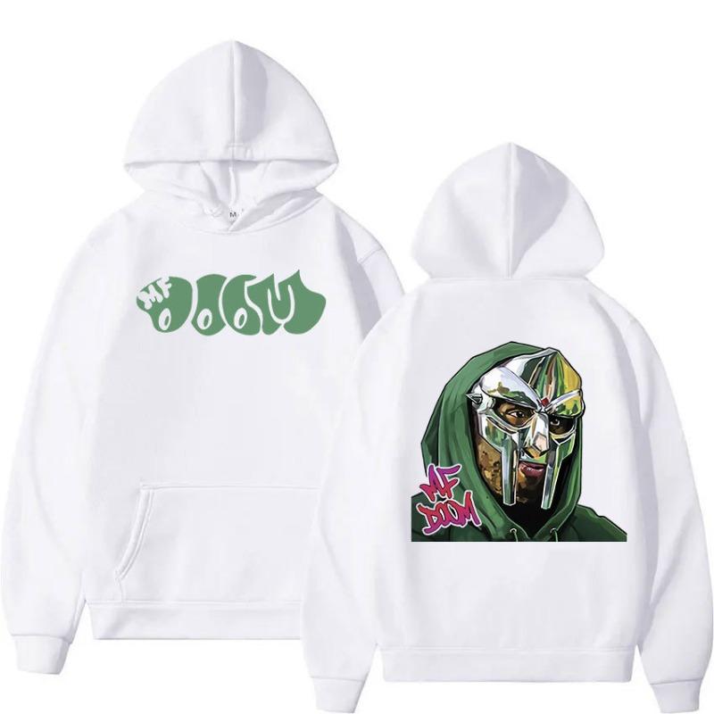Singer Mf Doom Madlib Madvillain Metal Face Pullover Hoodie Fabric Street Fashion Hoodie Casual Running Sweatshirt