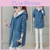 Womens Thick Fleece Hoodie With Zipper For Casual Winter Wear