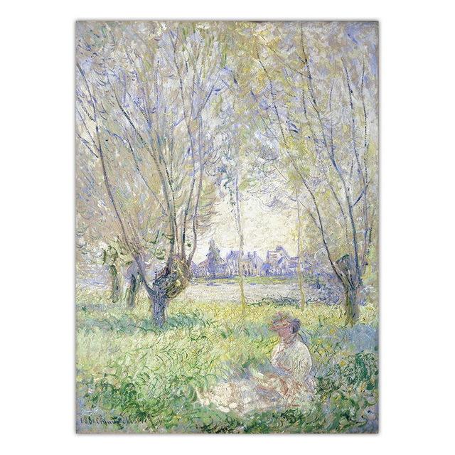 Francouzský Claude Monet Klasická olejomalba Domácí dekorace Obraz Umělecké plátno Obrazy na stěnu Plakát Obrazy na plátně Obrazy