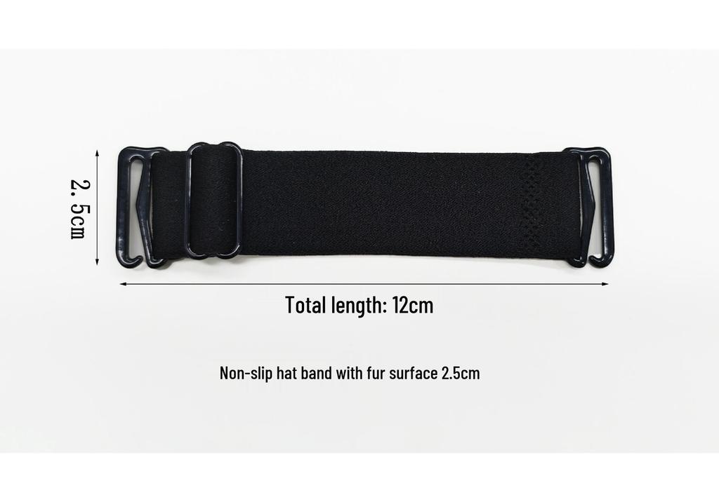 Adjustable 2.5cm Windproof Elastic Hat Band - Free Shipping Available