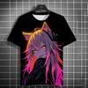 Fashion Men's T-shirt  Cartoon Sexy Girl graphic T shirts Summer Casual harajuku streetwear 3D Printed Hip Hop Unisex Top Tees