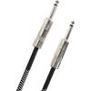 D'Addario Daddario Shield Cable (Guitar Shield) Custom Series Braided Instrument Cable Gray PW-BG...