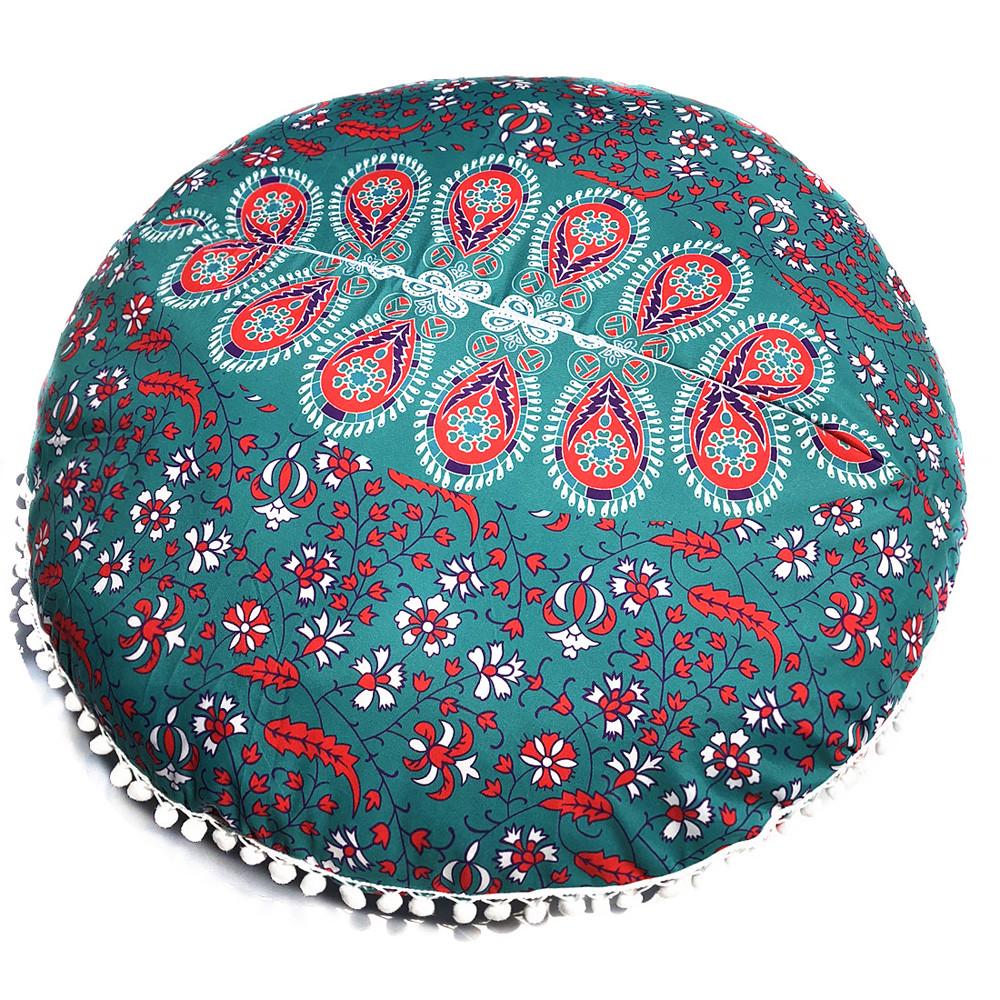 Buy Large Mandala Floor Pillows Round Bohemian Meditation Cushion Cover