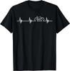 Cycling Heartbeat T-Shirt- Bicycle Love Biking Gift Unisex T-Shirt