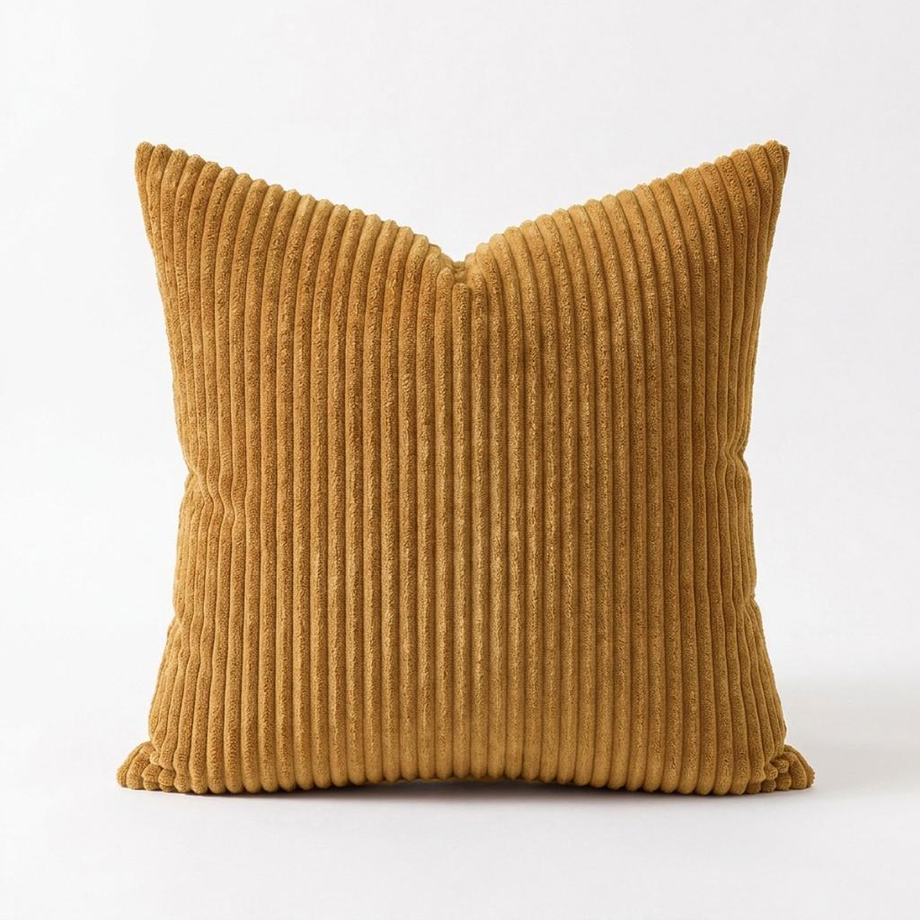 Solid Color Simple Corduroy Pillowcase 2026 New Living Room Sofa Cushion Decoration Pillowcase Cover