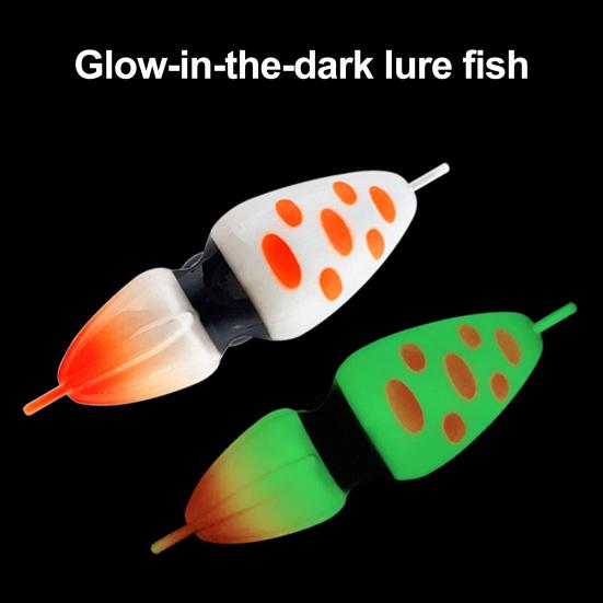 5.7CM/60G Metal Jigging Lure Sinking Long Casting Realistic 3D Eyes Luminous Peanut Artificial Hard Bait