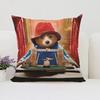 45X45Cm Sofa Decorate Paddington Bear Cushion Set With Double-Sided Printed Pillowcase And Chair Waist Cushion