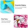 Super Soft Coral Fleece Cute Cartoon Hooded Spa Wrap Quick Dry Kids Bath Towel