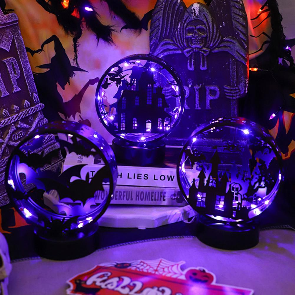 Halloween Table Lamp Spooky Table Lamp Spooky Castle Halloween Night Light Table Lamp for Themed Parties Haunted Houses