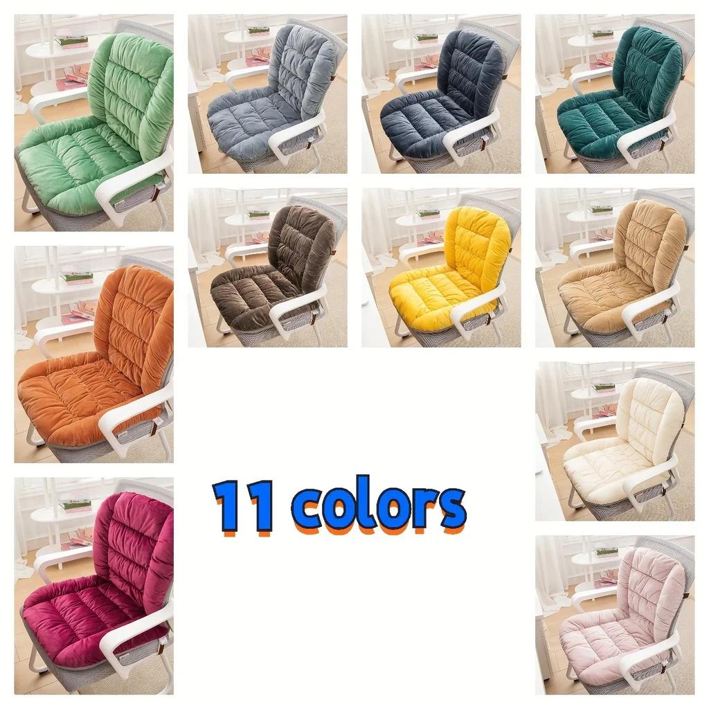 Luxury Style Thick Chair Pads with Back Support Cushion for Office Chairs Elegant Home Decor and Multifunctional RV Accessories