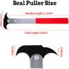 Professional Seal Puller Oil Seal Removal Tool, Heat Treated Steel, Wide Applications For Various Types Of Vehicles