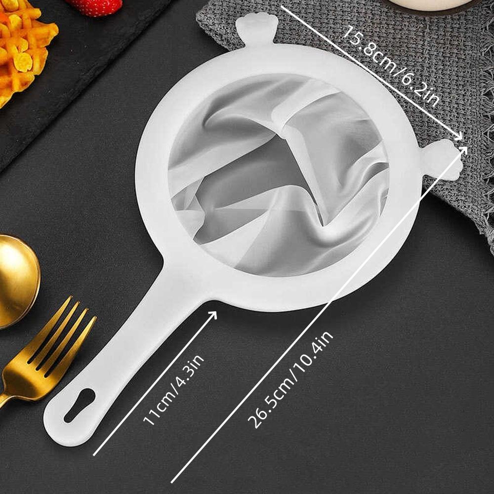 

1 шт. Фильтр с мелкой сеткой, фильтр для йогурта, фильтр для сока после экстракции сока, молочный чай, ореховое молоко, соевое молоко, сок, йогурт, коф