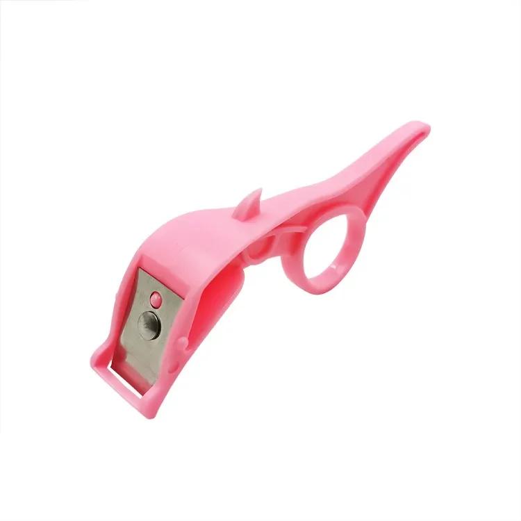 

1/4PCS Stainless Steel Fruit & Veggie Peeler - Ergonomic Handheld Ring Design with Sharp Blade, Non-Slip & Dishwasher Safe