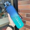 1 Liter Large Capacity Sports Water Bottle Leak Proof Colorful Plastic Cup Drinking Outdoor Travel Portable Gym Fitness Jugs Lyp014