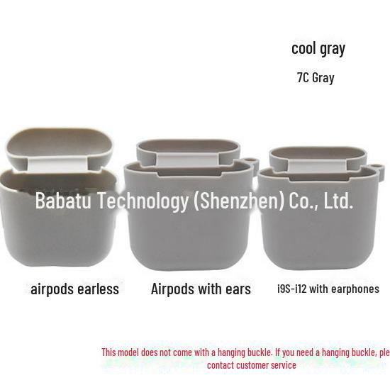 Compatible Silicone Protective Cover for I9, I11, I12, and AirPods 2nd Gen Earphones