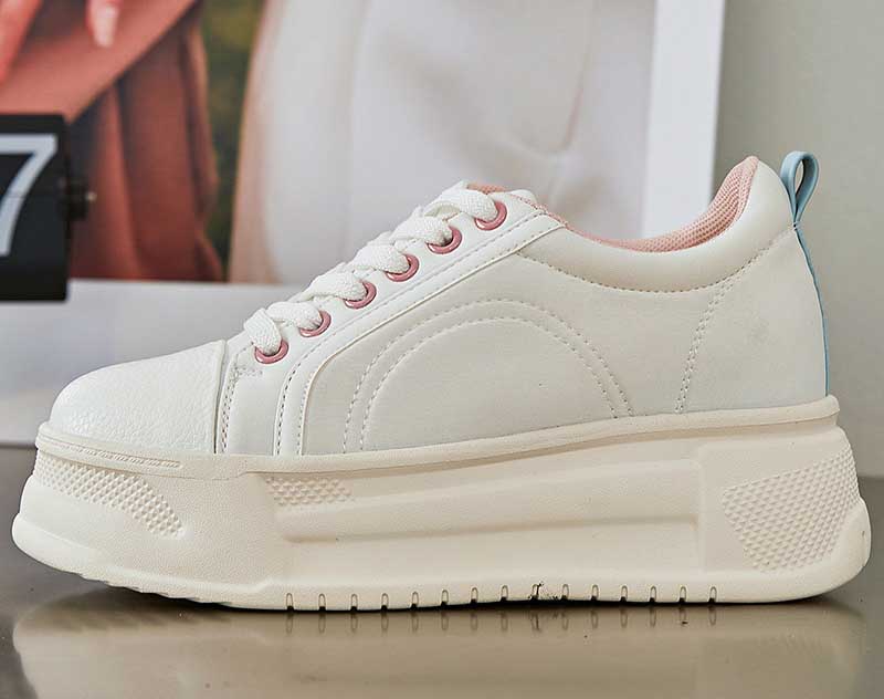 

Koznoy/8 см, женские удобные кроссовки на платформе для скейтбординга, разноцветные вулканизированные весенние осенние массивные кроссовки на танкетке из натуральной кожи, обувь 39