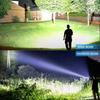 Rechargeable Flashlight Led 950000 Lumen XHP70.2 Super Bright Flash Light High Powered Handheld Flashlights IP67 Waterproof