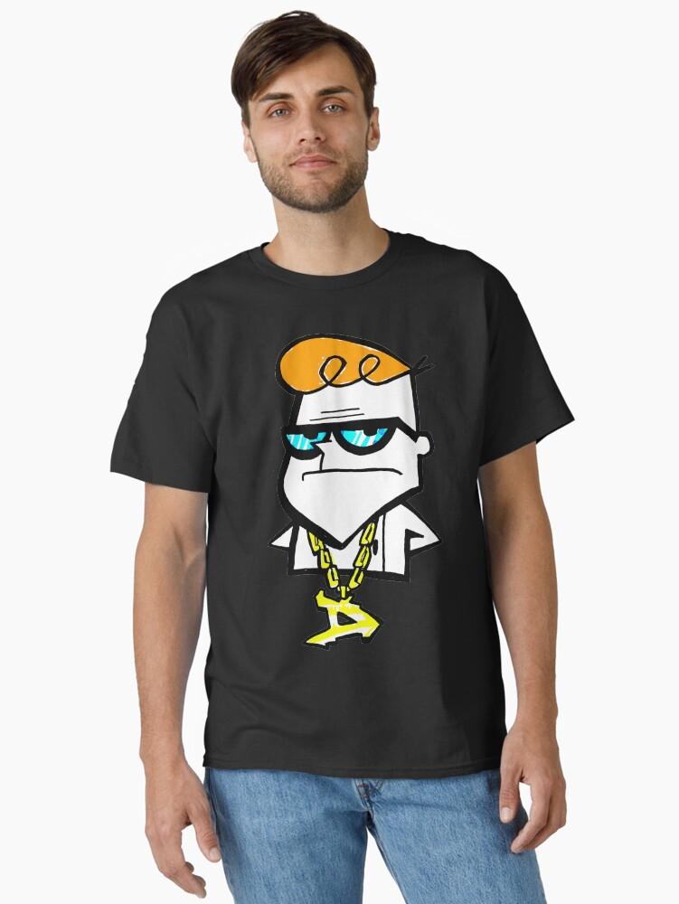 Dexter's Laboratory Dexter from Dexter's Laboratory? wearing a hip hop Gold Chain Classic T-Shirt