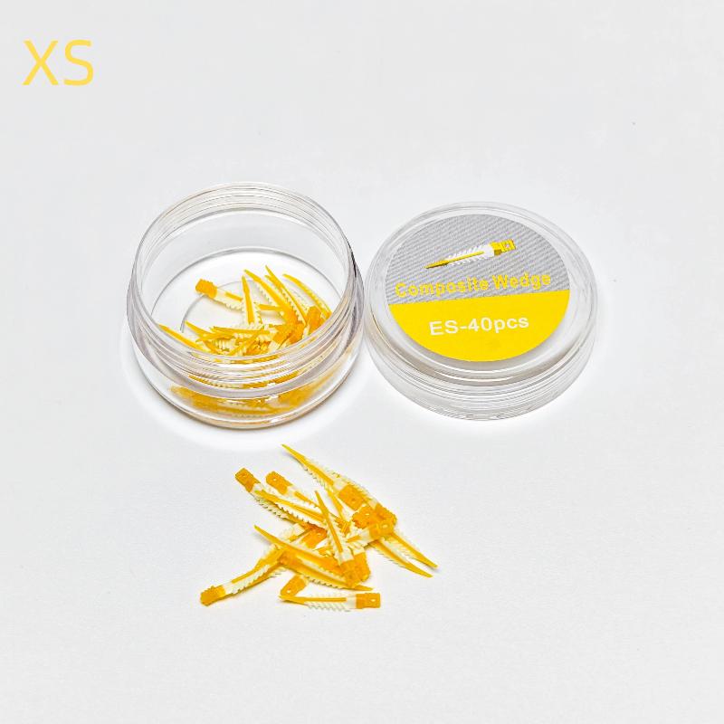 

40 шт. Стоматологические межзубные клинья Герметизирующие композитные клинья Силиконовые Подходящие Адаптивные Стоматологический материал для реставрации зубов XS